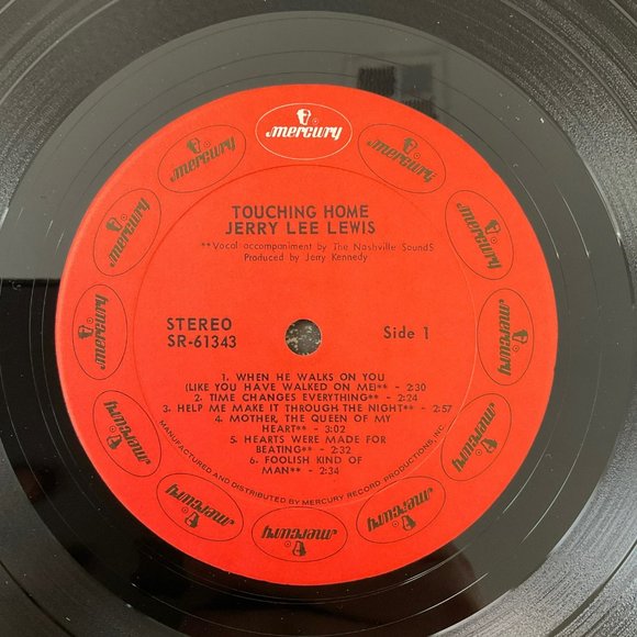 Jerry Lee Lewis: Touching Home Vintage Vinyl Record - Picture 8 of 10